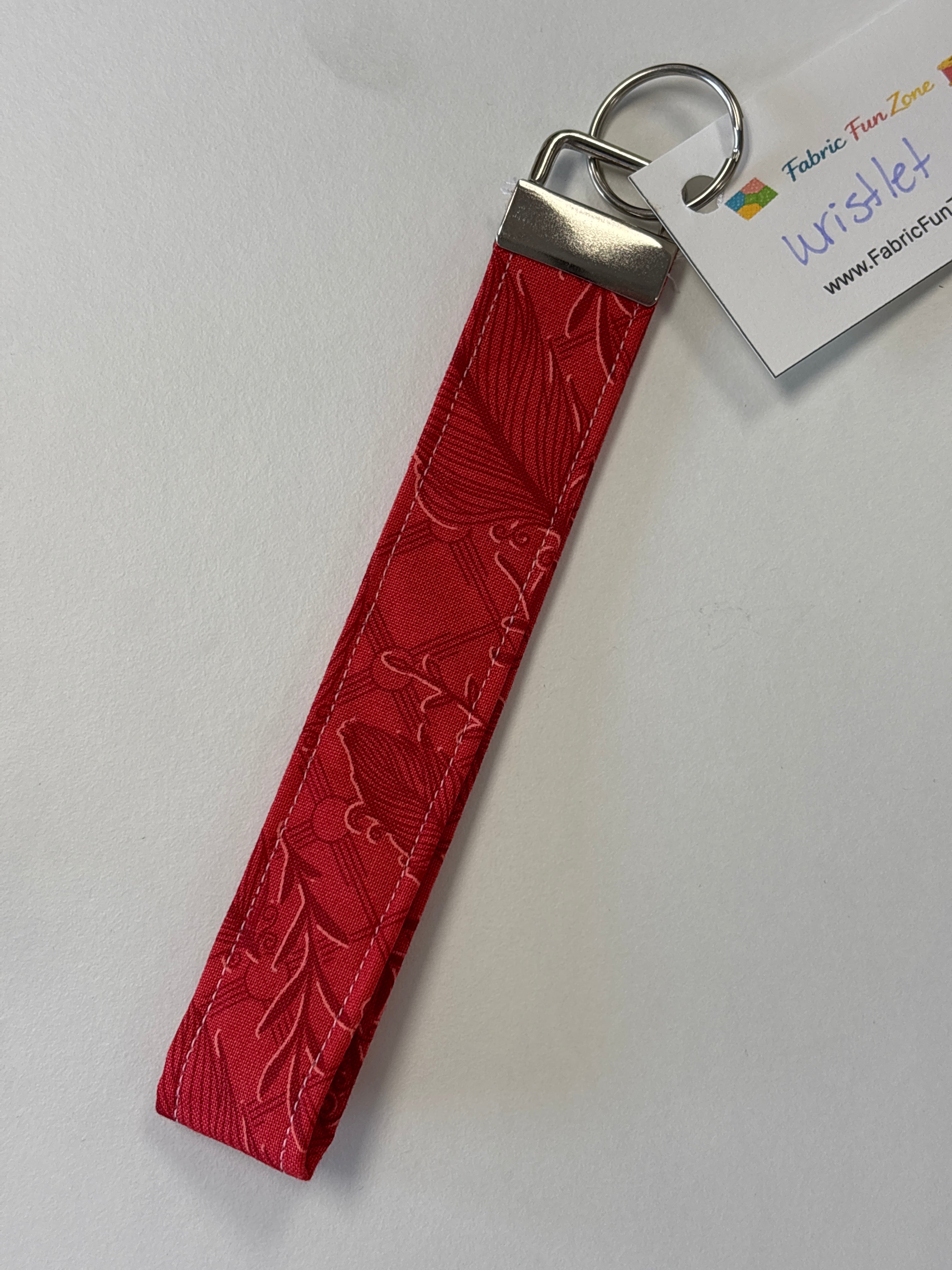 Wristlet Locally Handmade by Fabric Fun Zone