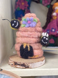 Bee Hive by Judi's Whimsical Woolies