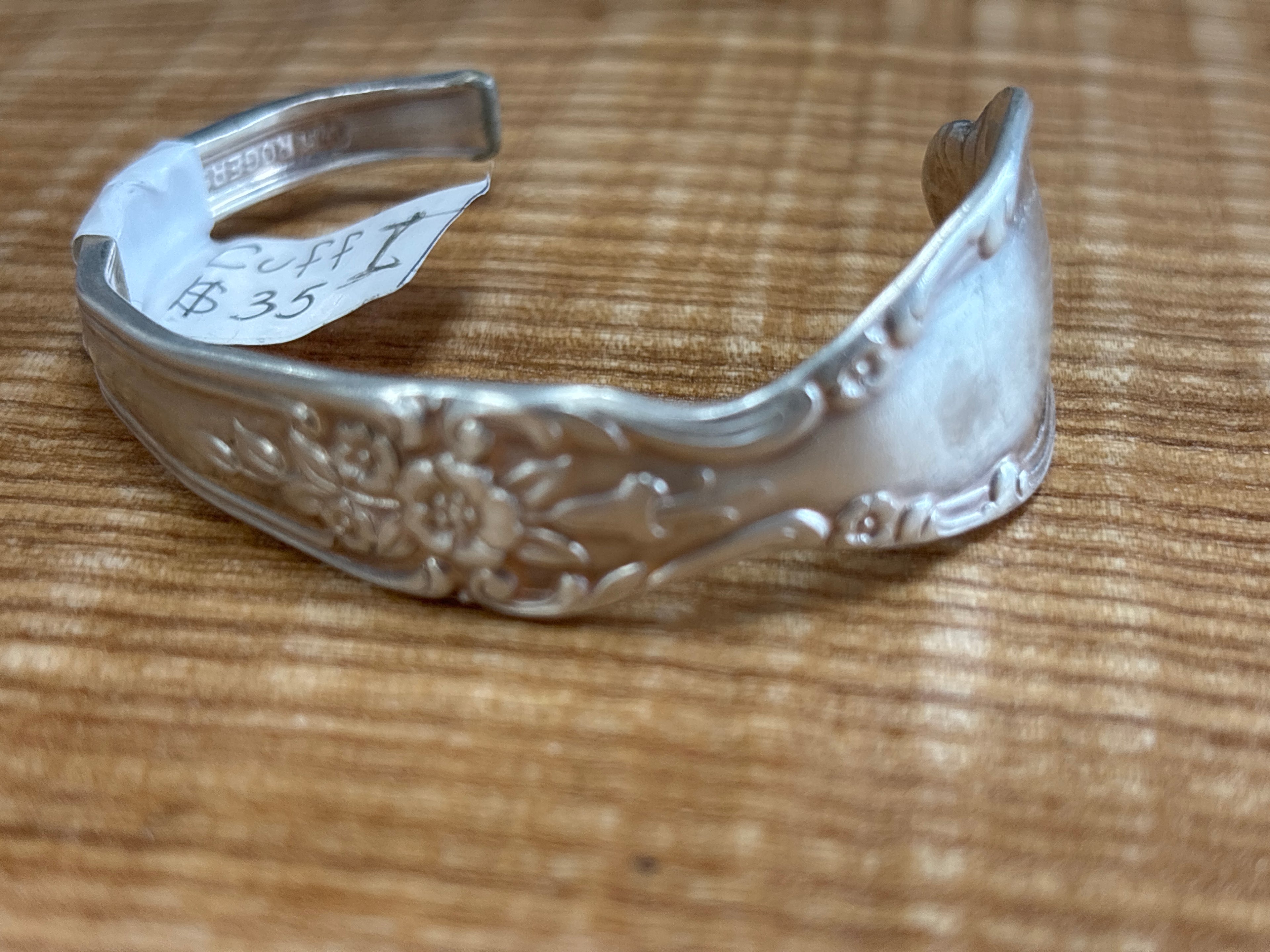 Cuff Bracelets Locally Made of Repurposed Silverware by Maven of Mischief