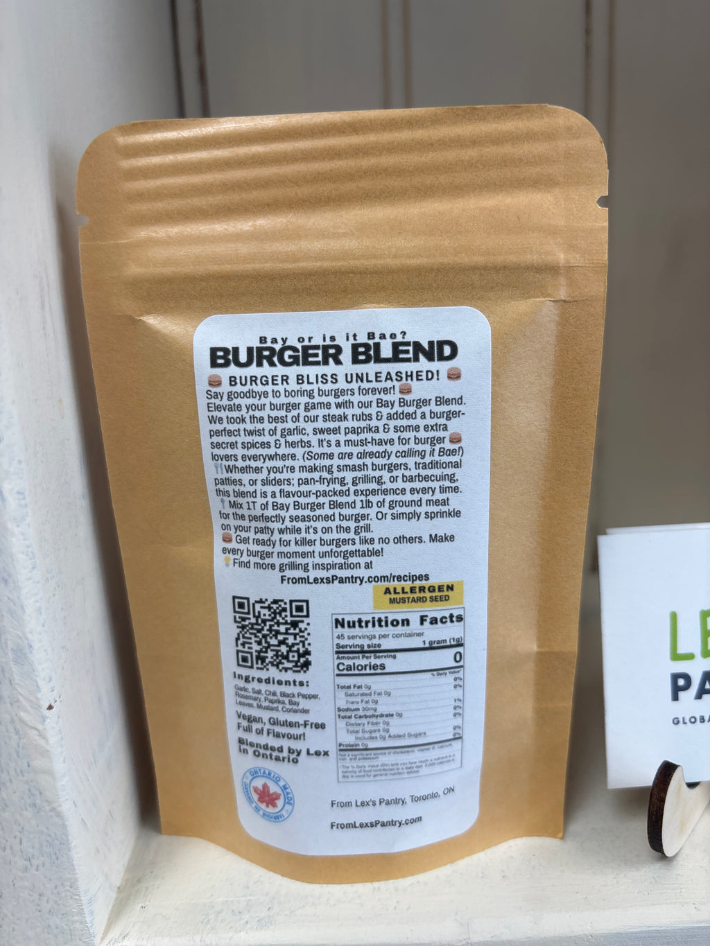 Lex's Pantry - Bay Burger Blend