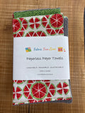 Paperless Paper Towel Sets of 4 Handmade by Fabric Fun Zone