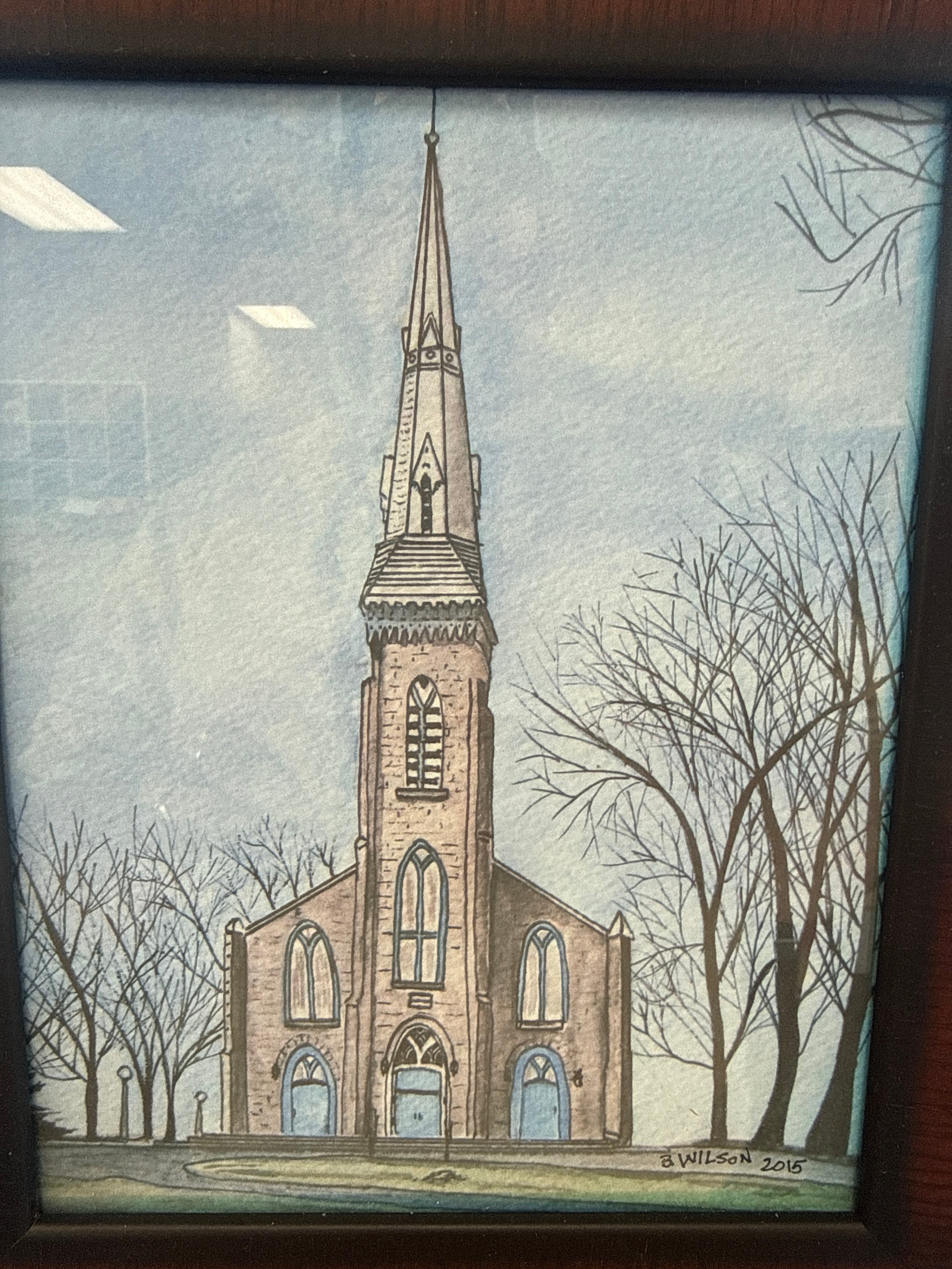 Church Watercolour Paintings by Barb Wilson