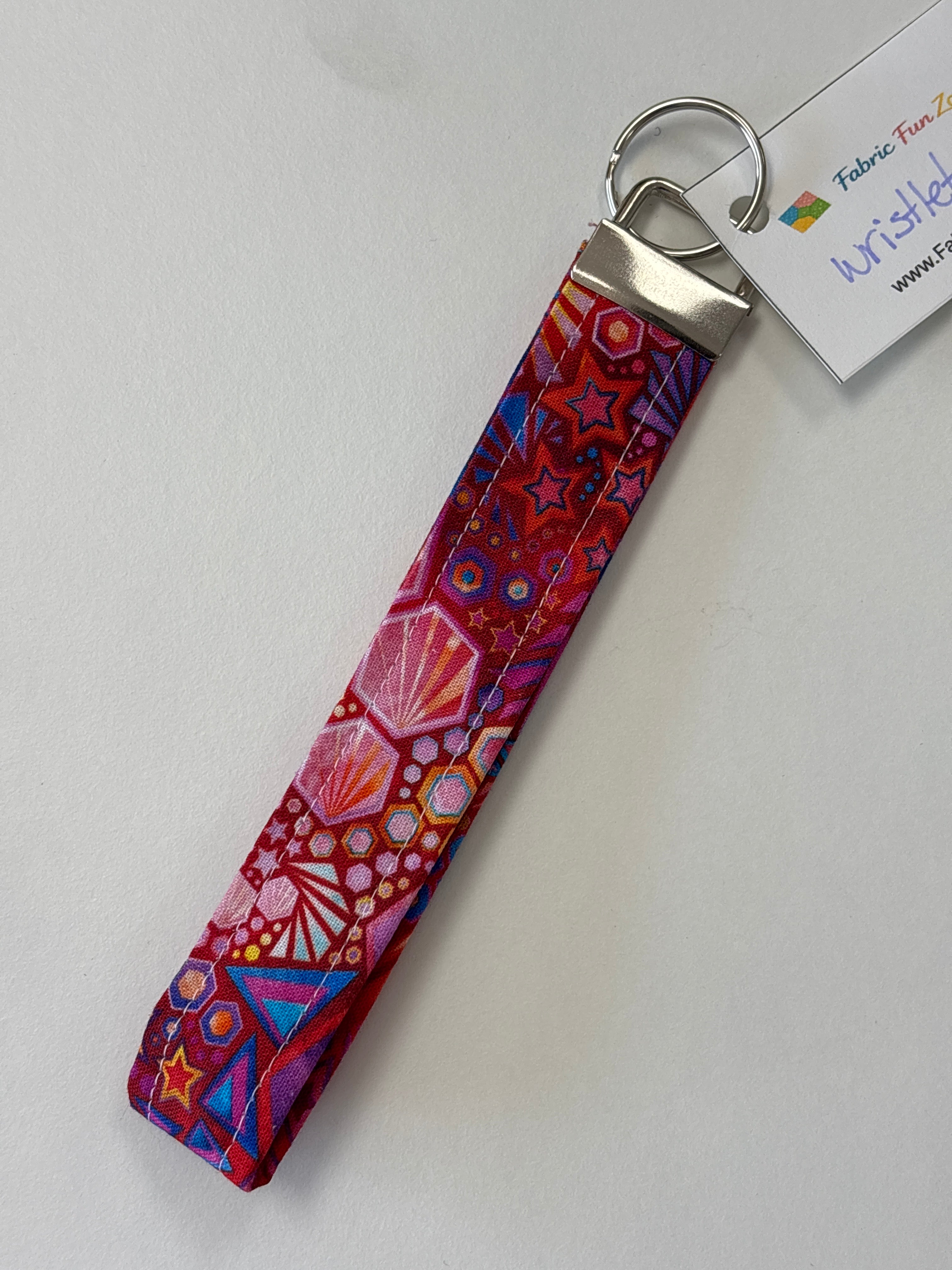 Wristlet Locally Handmade by Fabric Fun Zone