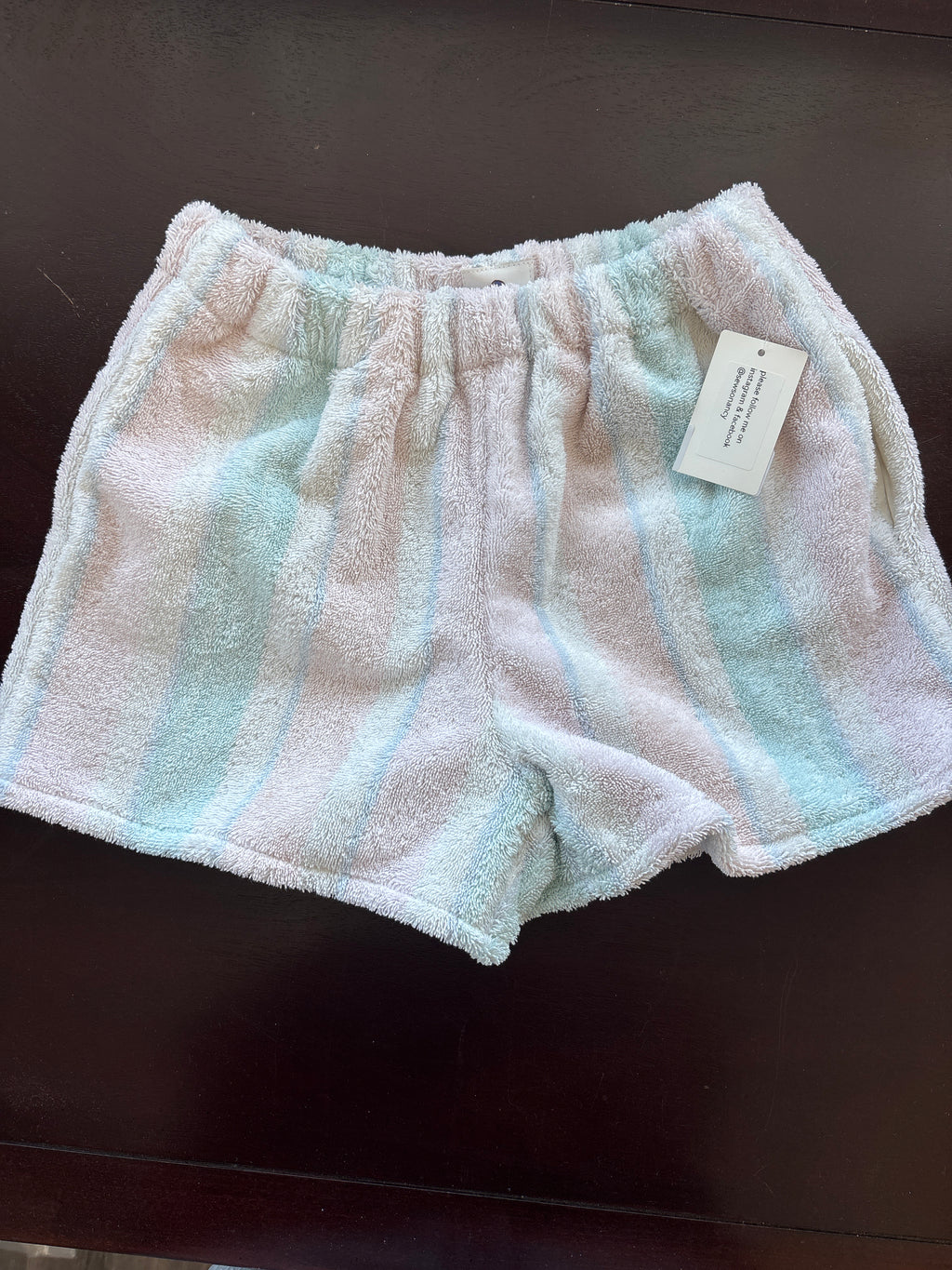 Handmade Repurposed Towel Shorts by Sew So Nancy