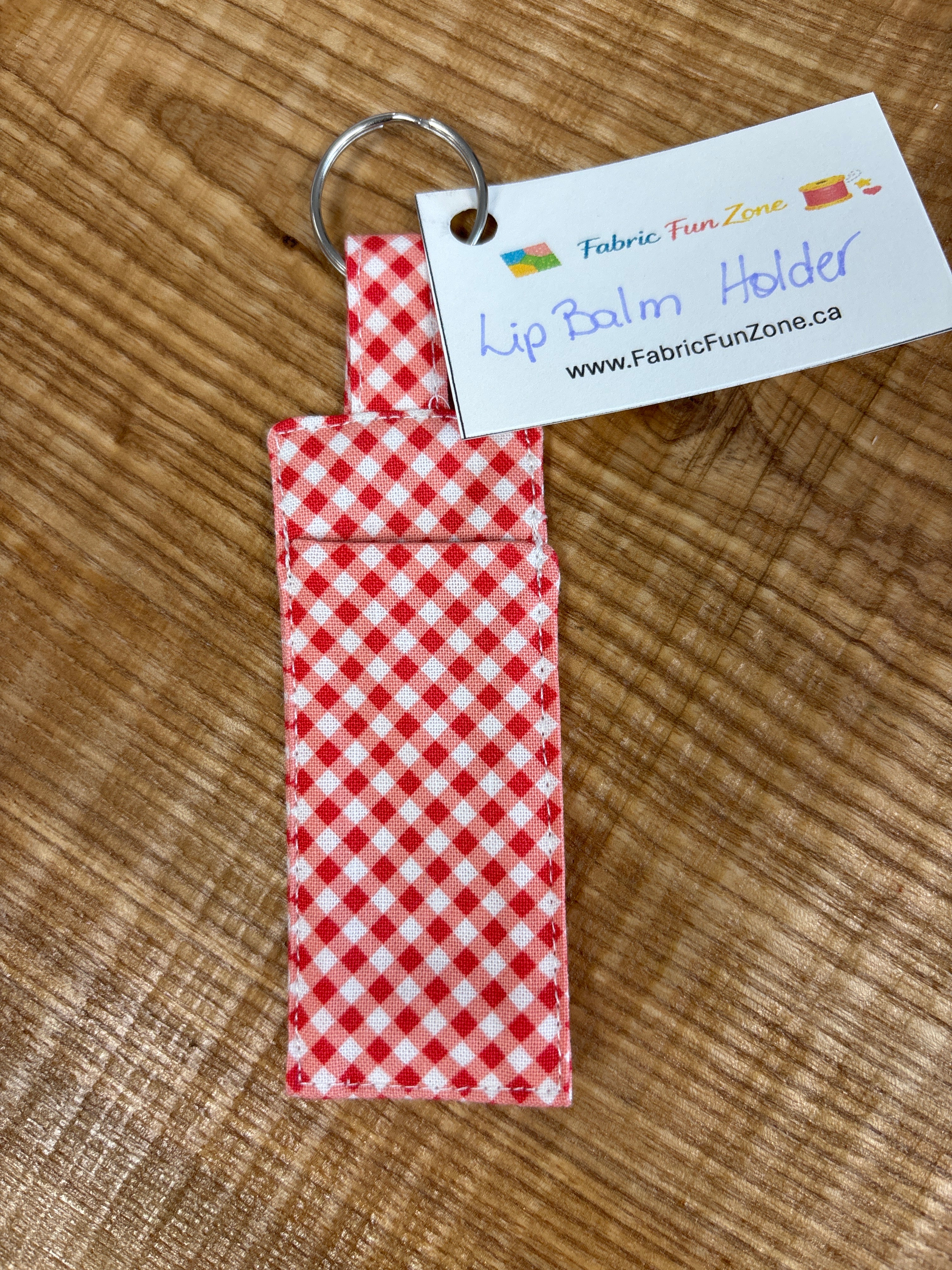 Lip Balm Holder Locally Handmade by Fabric Fun Zone