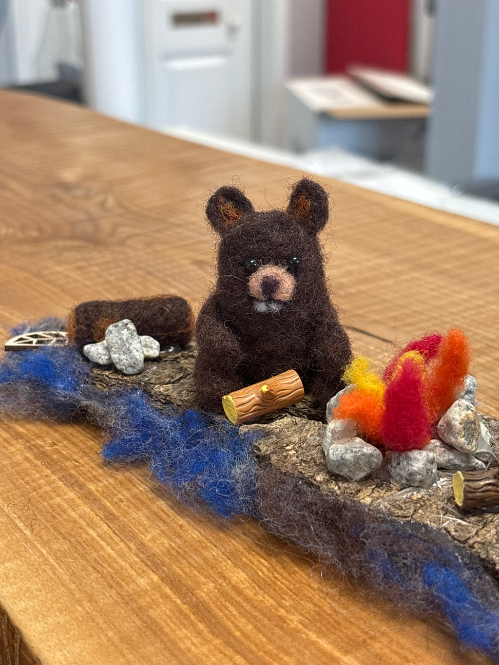 Beaver Meeting by Judi's Whimsical Woolies