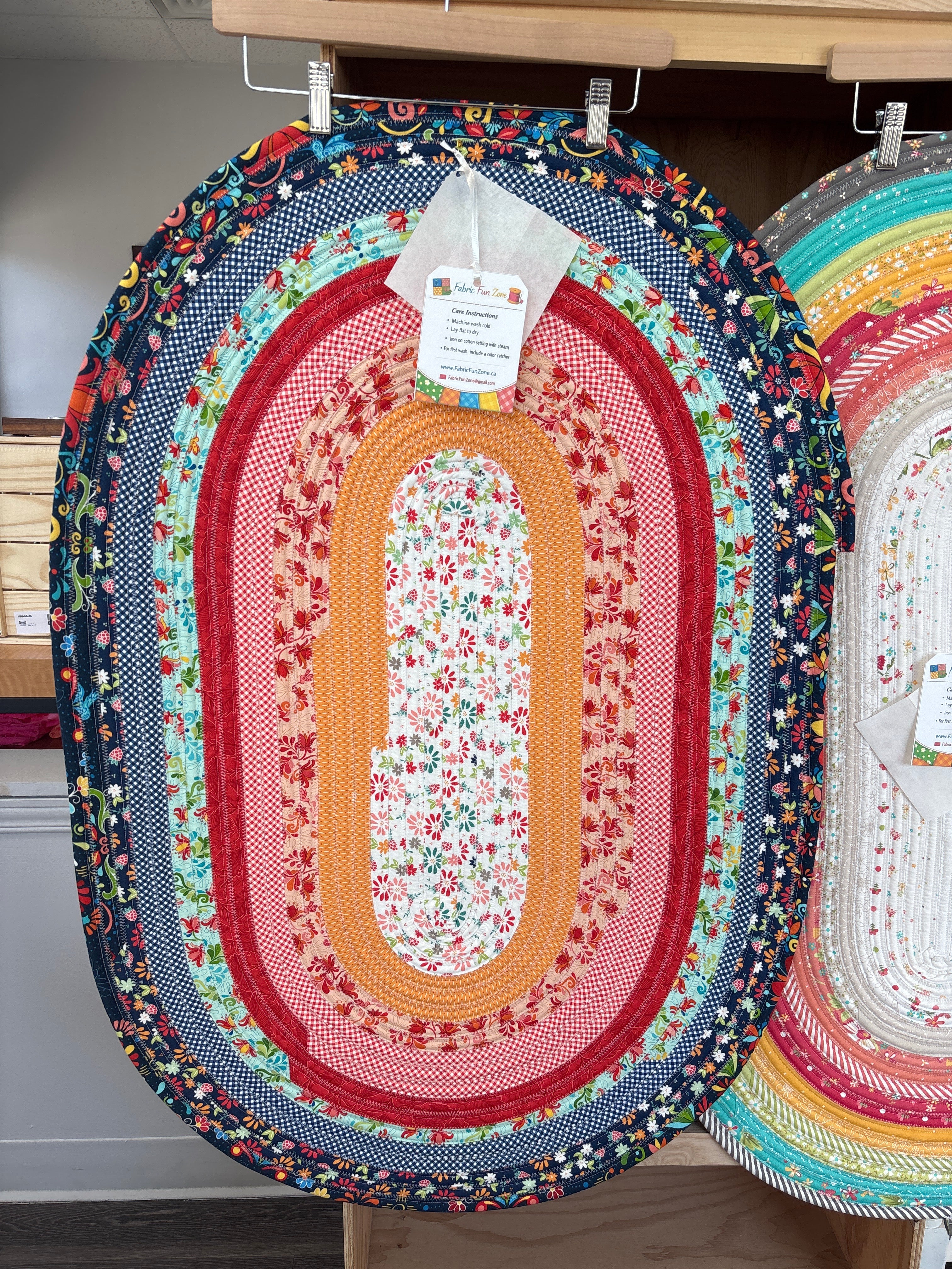 Jelly Roll Rug Handmade by Fabric Fun Zone