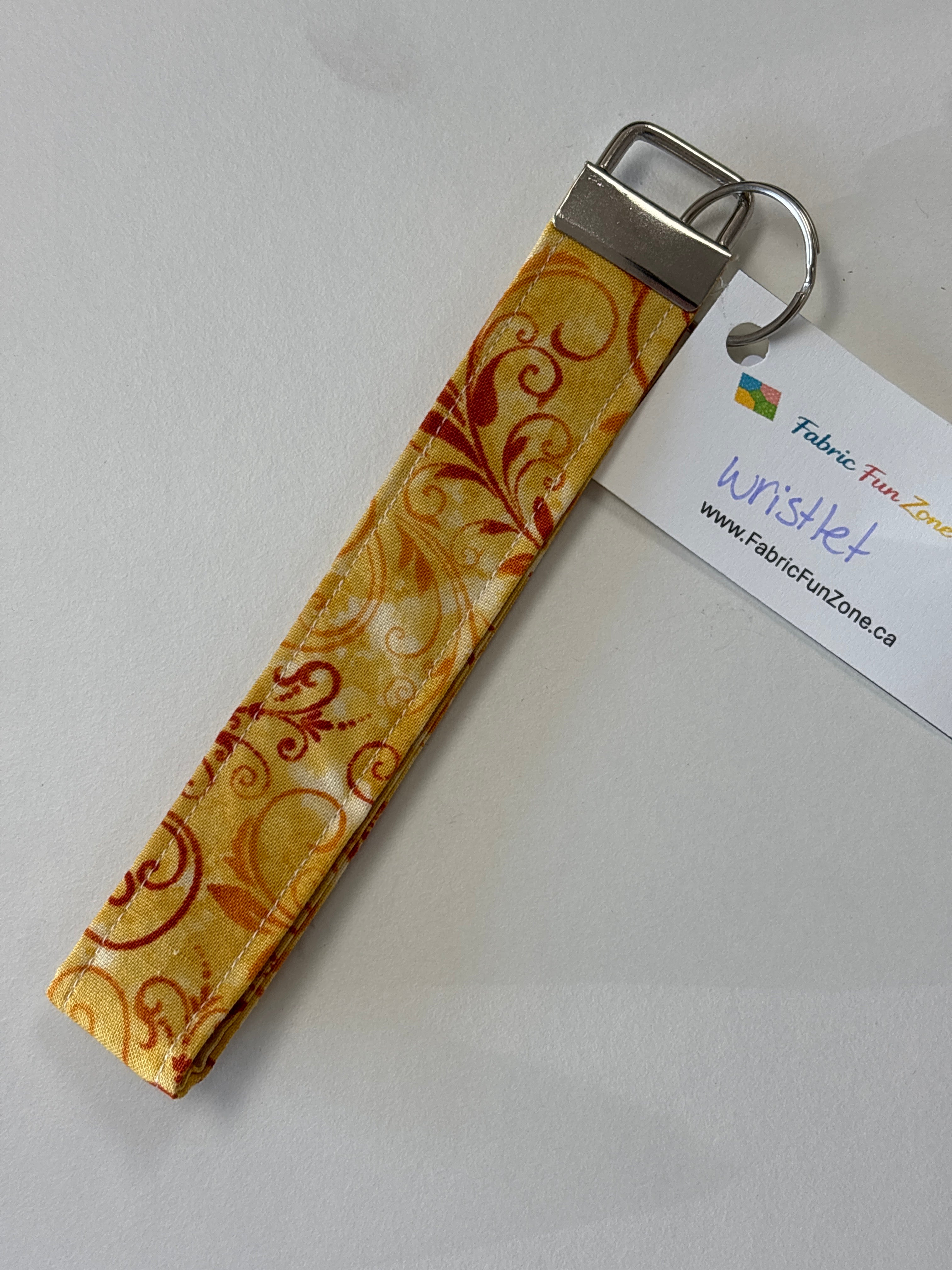 Wristlet Locally Handmade by Fabric Fun Zone