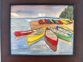 Canoes Watercolour Paintings by Barb Wilson