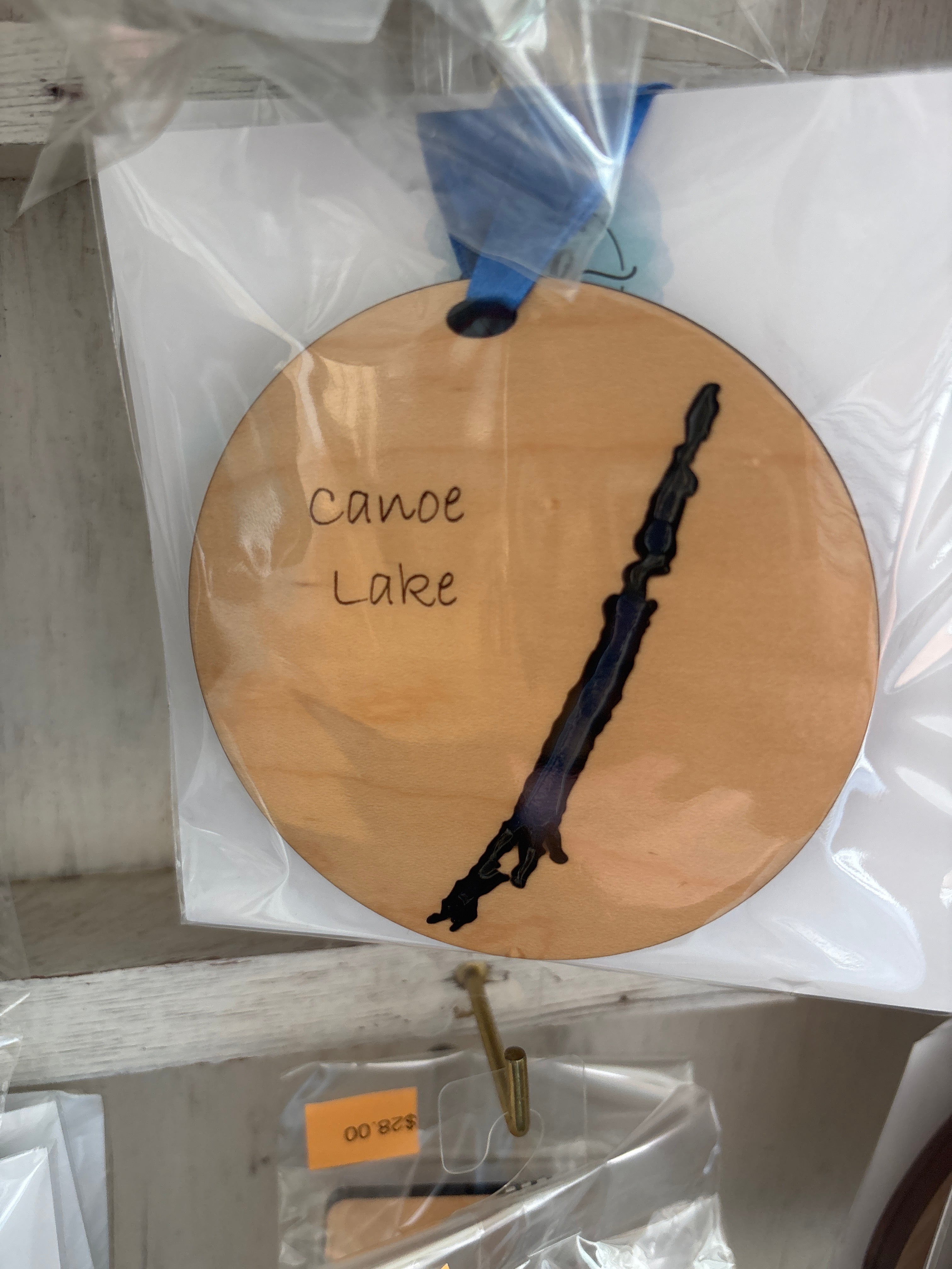 Wood and Resin Lake Ornaments by Goodwin Greetings