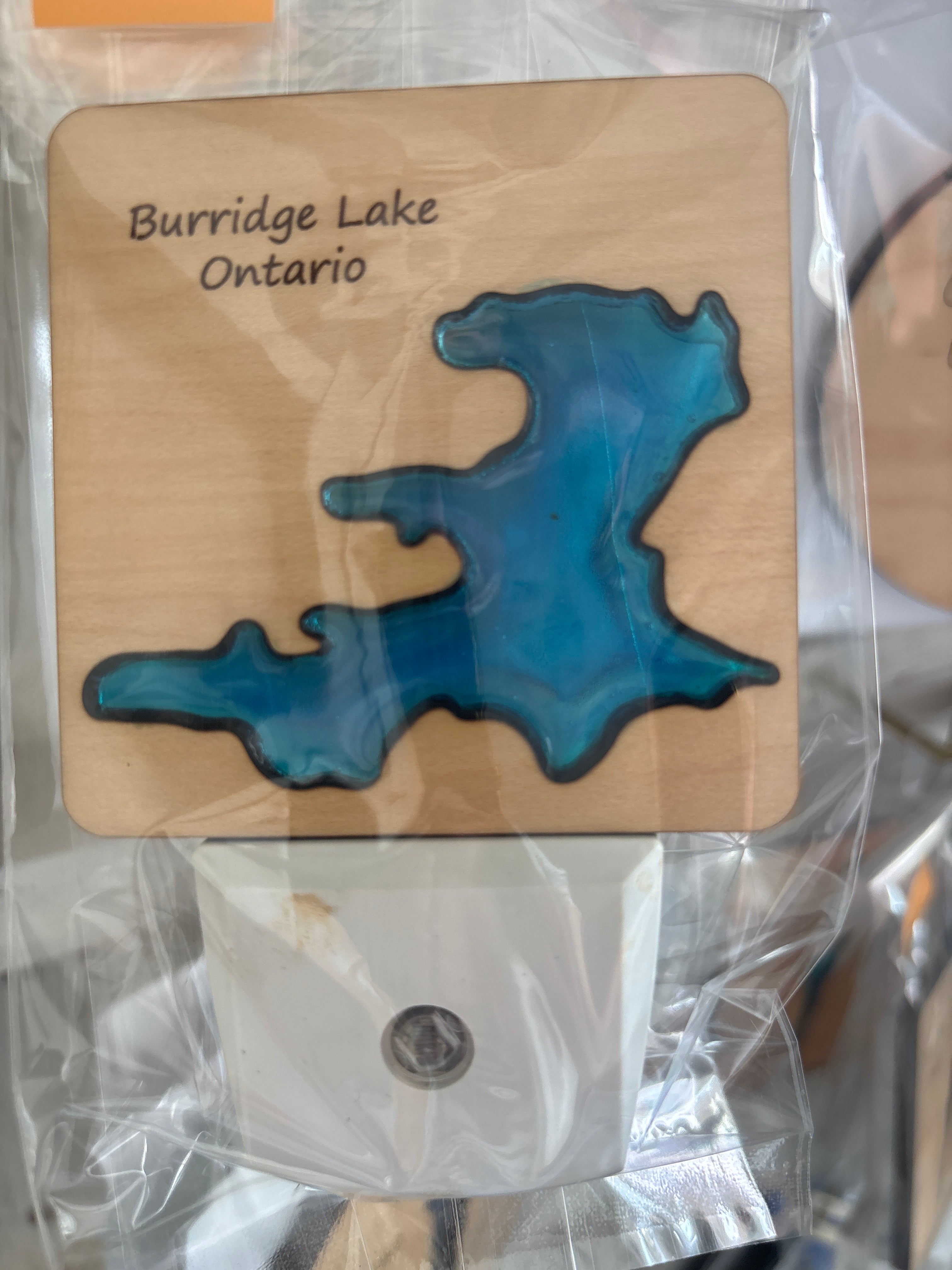 Wood and Resin Lake Nightlight by Goodwin Greetings