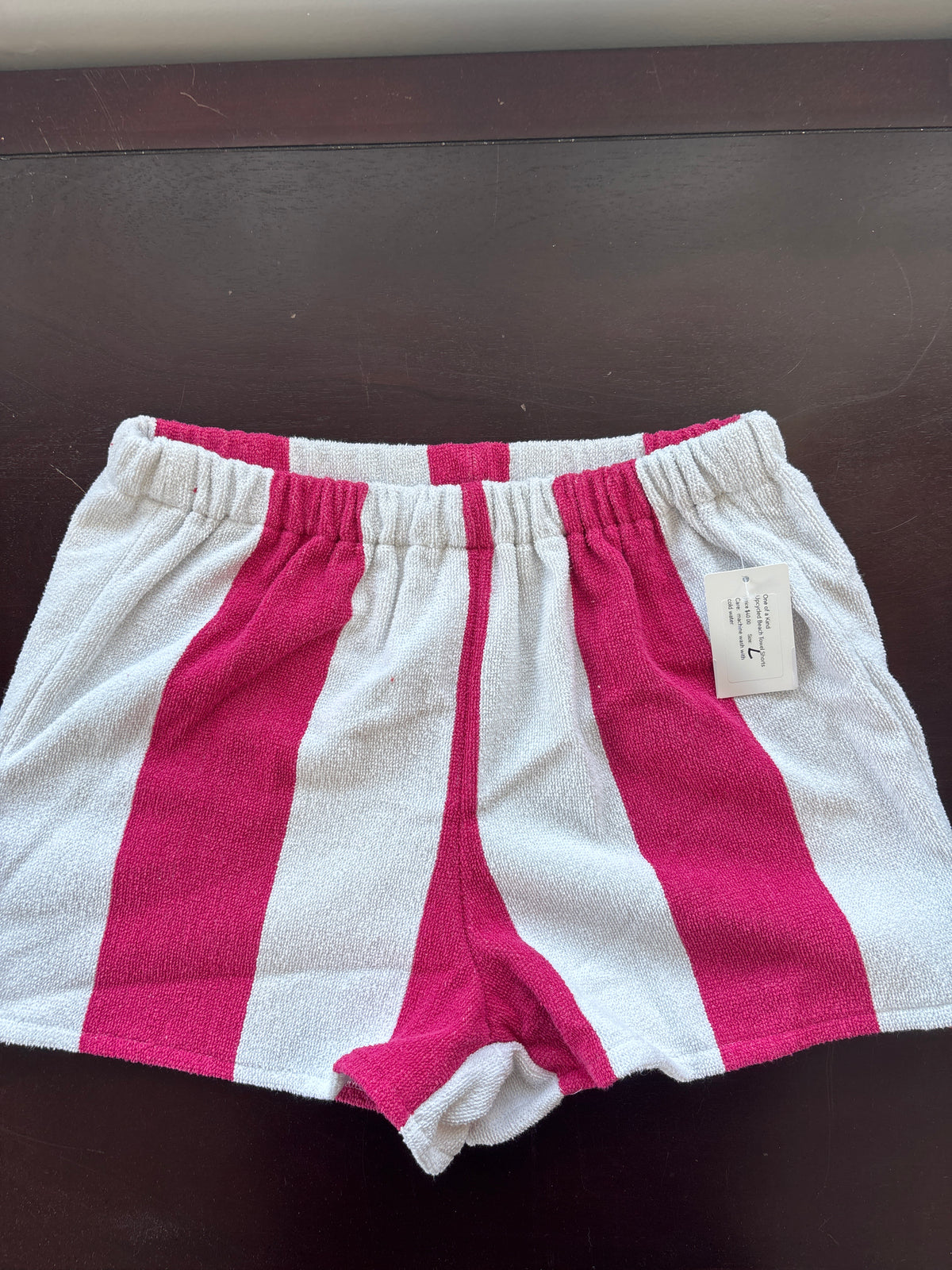 Handmade Repurposed Towel Shorts by Sew So Nancy