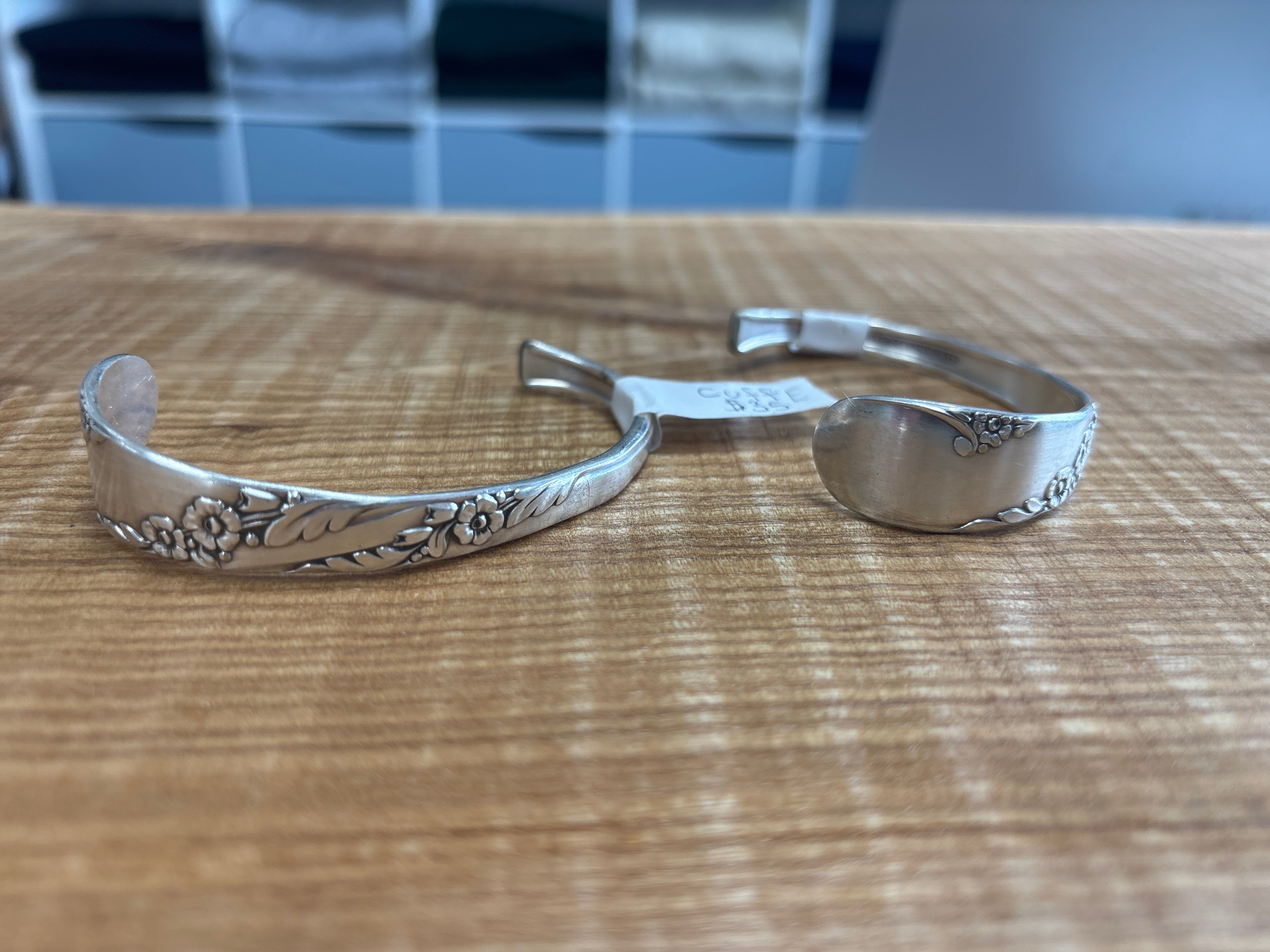Cuff Bracelets Locally Made of Repurposed Silverware by Maven of Mischief