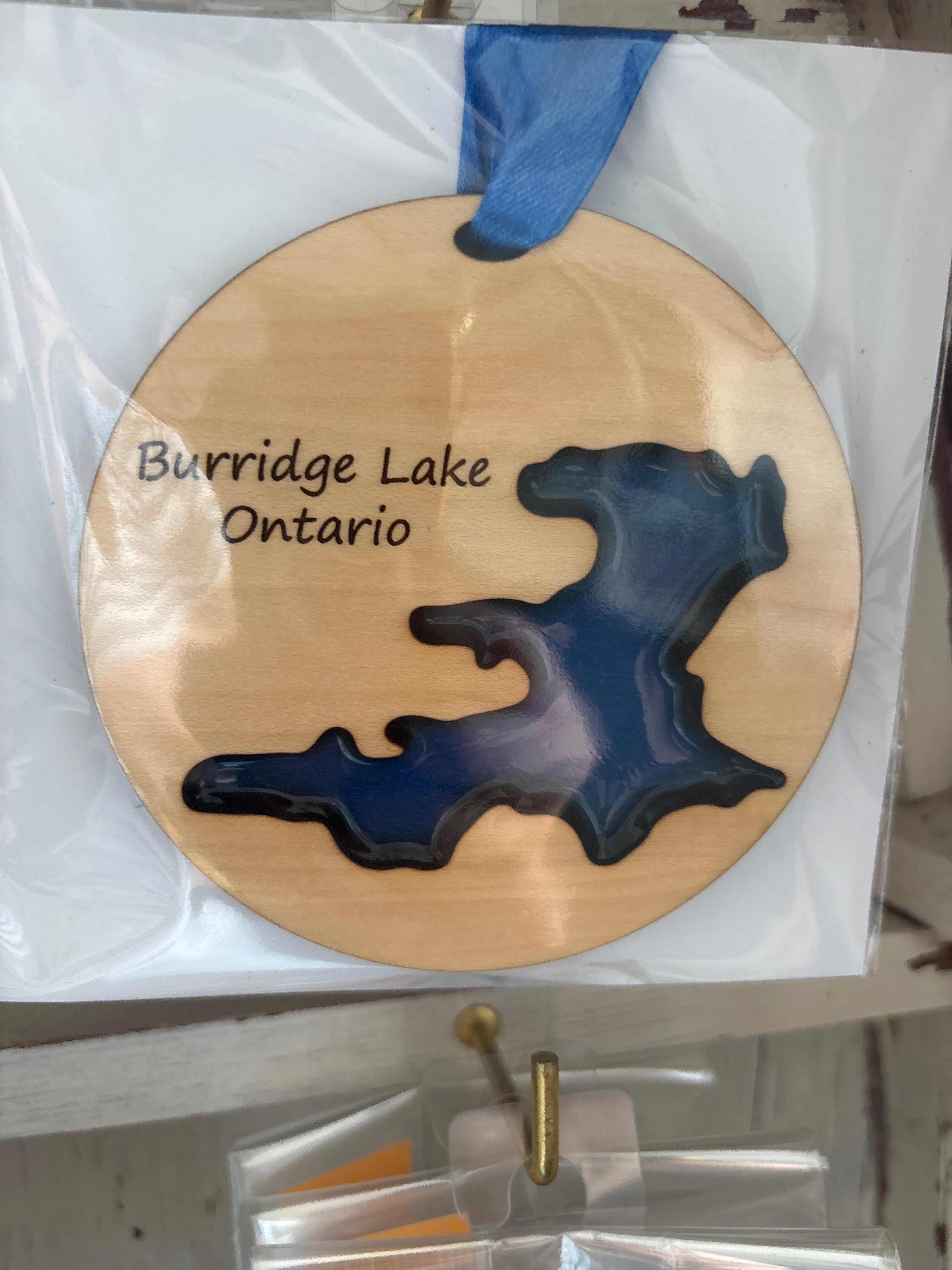 Wood and Resin Lake Ornaments by Goodwin Greetings