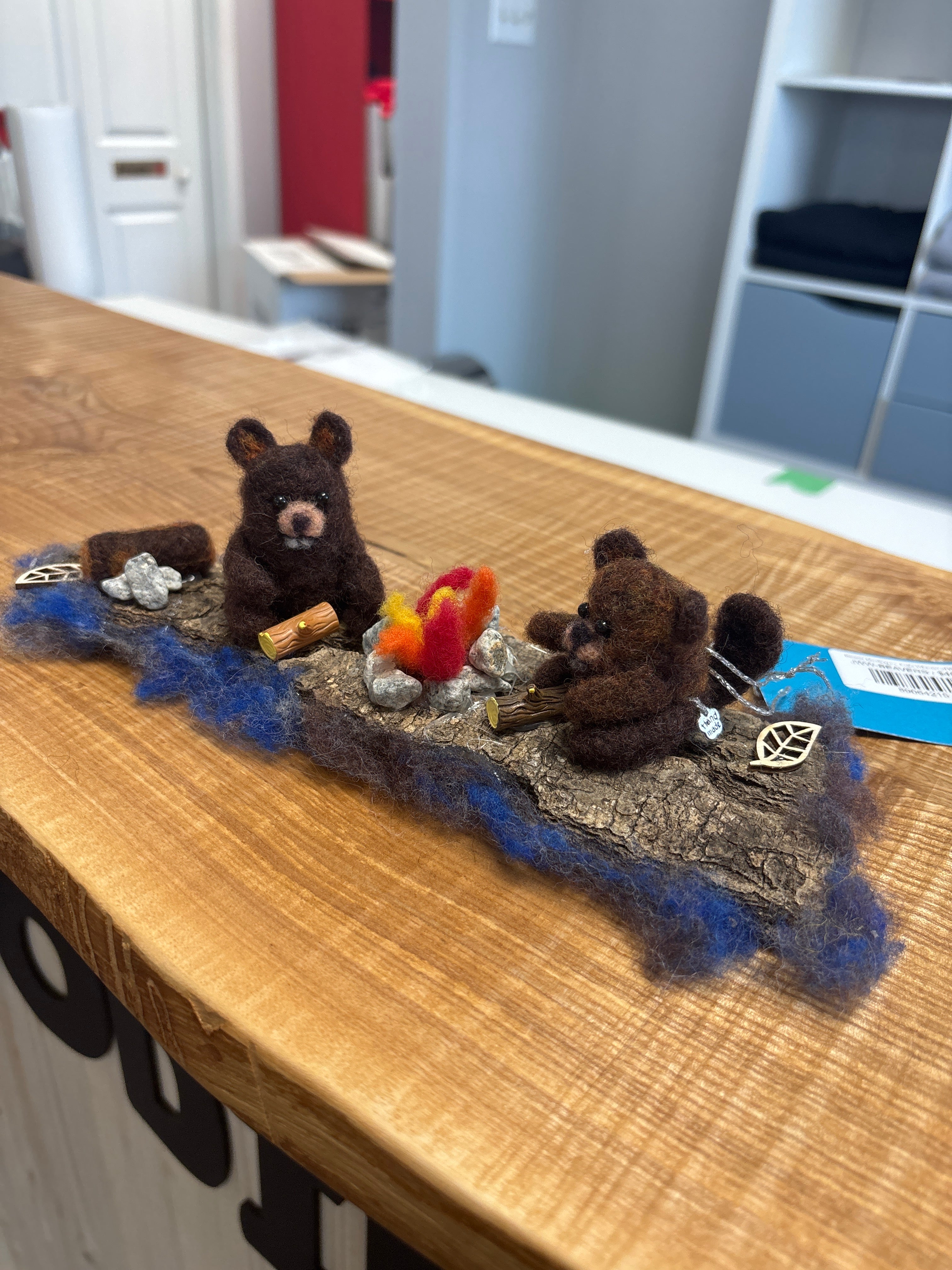 Beaver Meeting by Judi's Whimsical Woolies