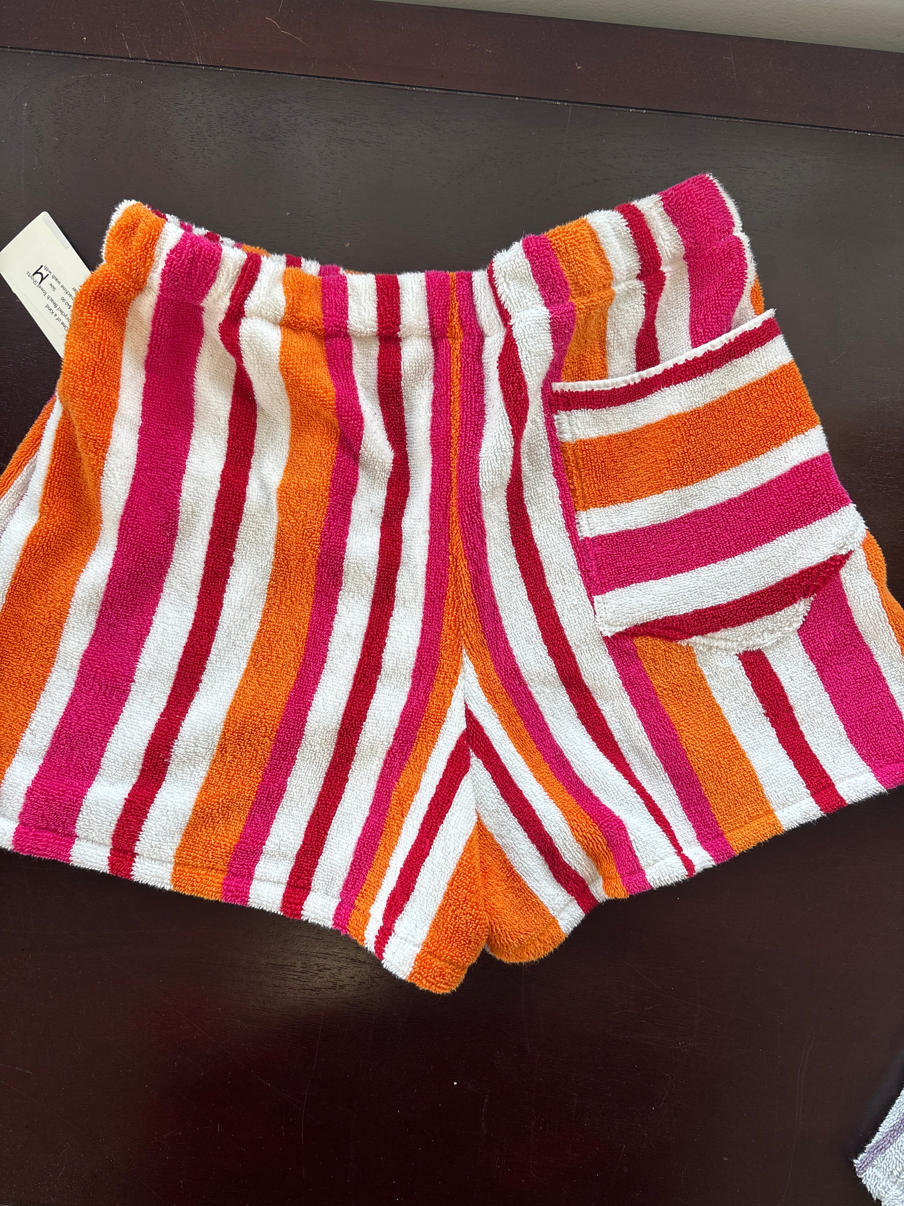 Handmade Repurposed Towel Shorts by Sew So Nancy