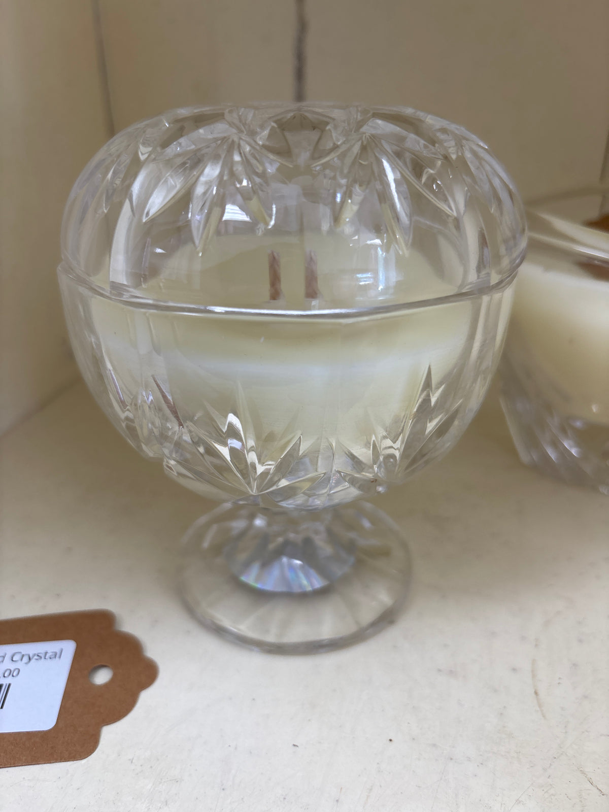 Candle in Upcycled Crystal