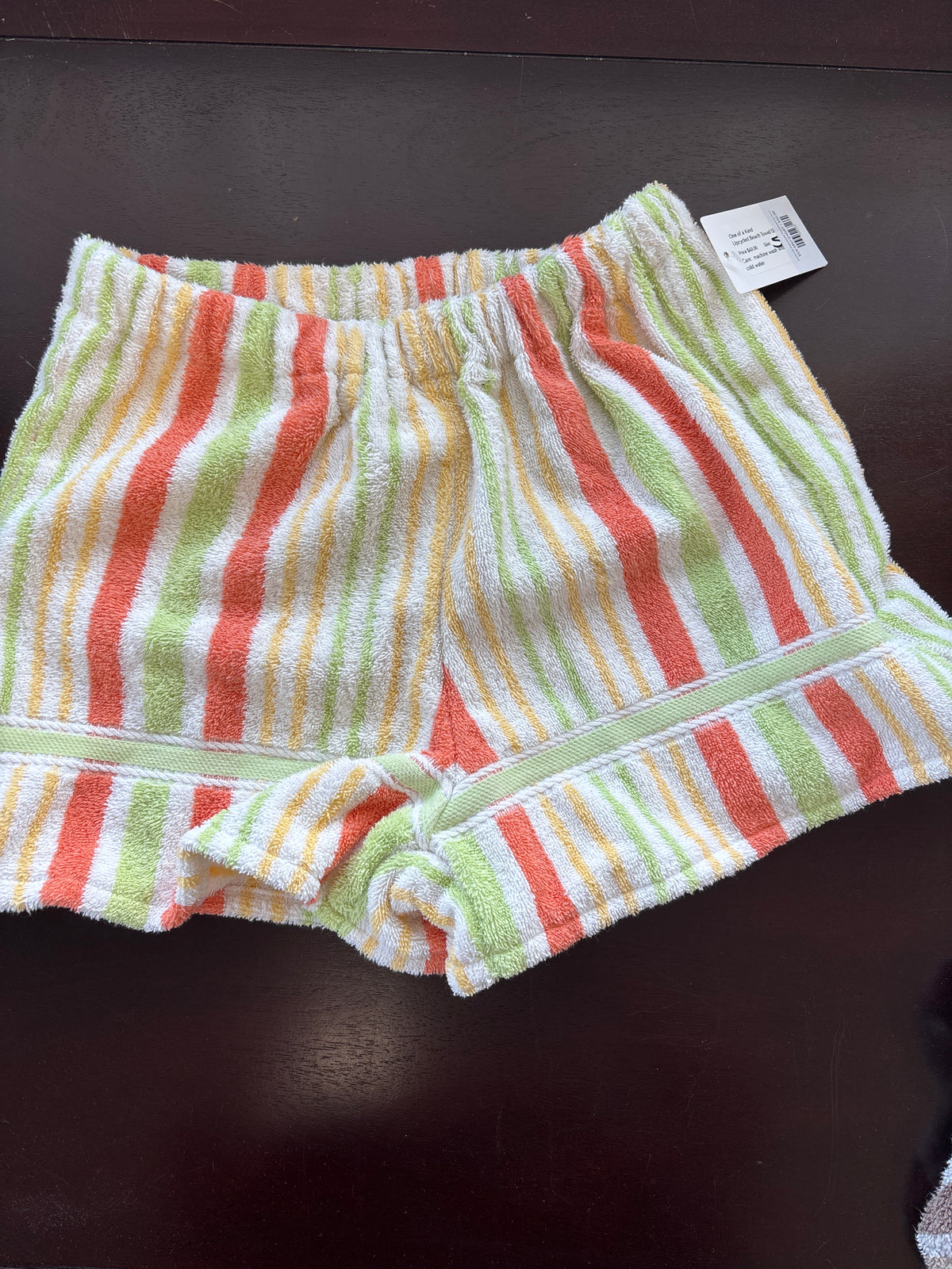 Handmade Repurposed Towel Shorts by Sew So Nancy