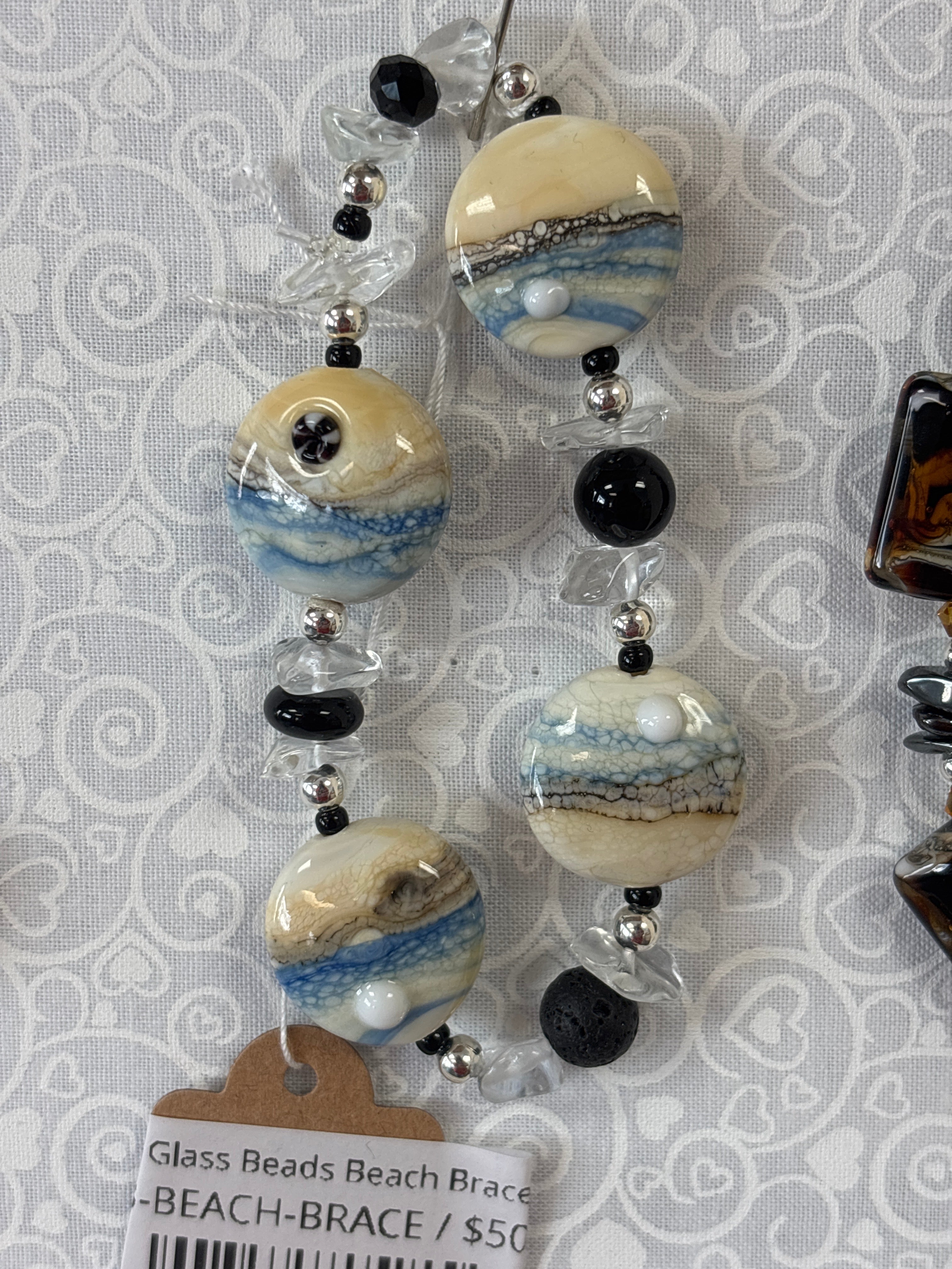 Meri Glass Beads Beach Bracelet (004)