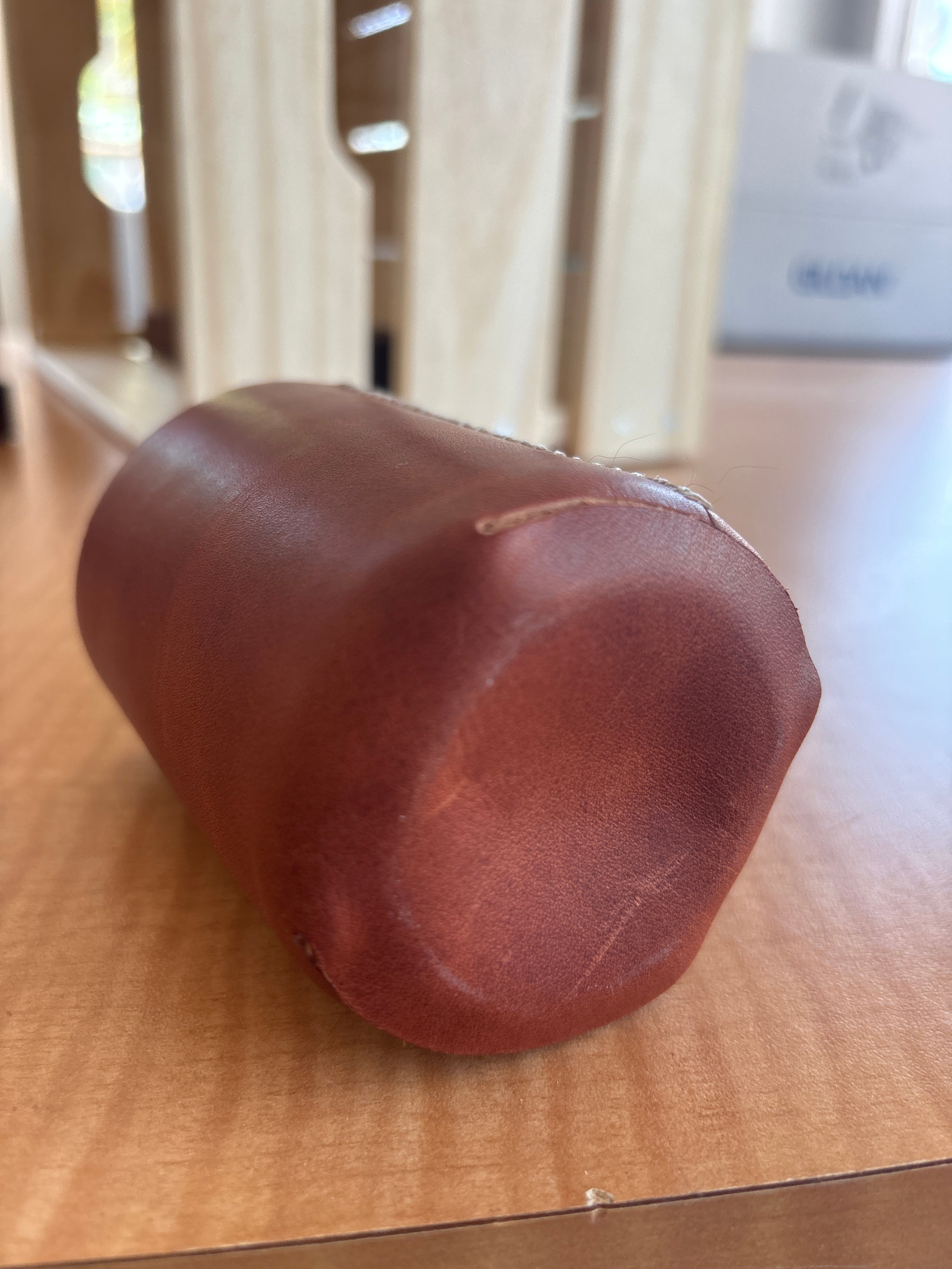 Handcrafted Leather Drink Koozie by Red Valley Studios