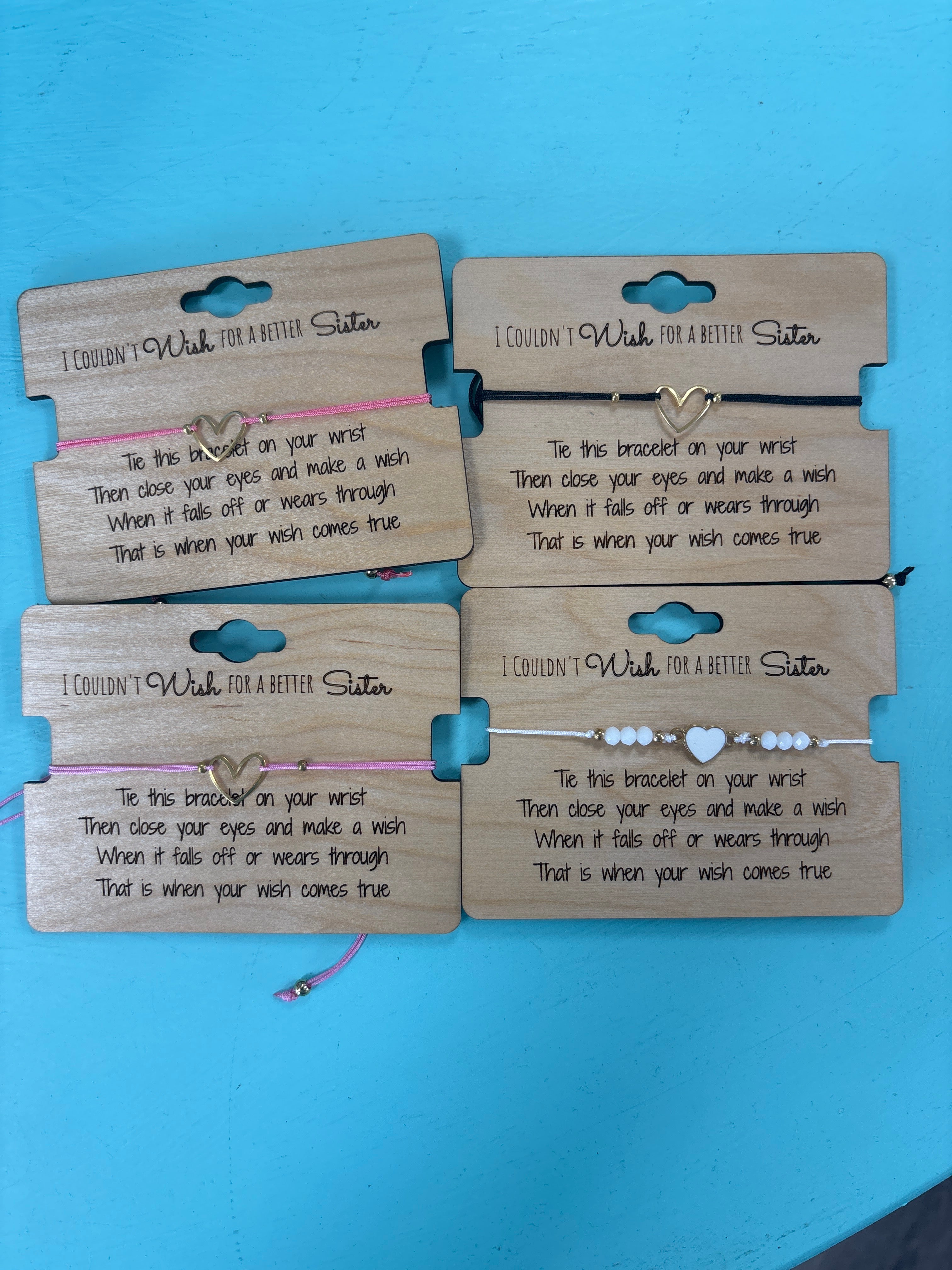 Wish Bracelets Handmade by Goodwins Greetings