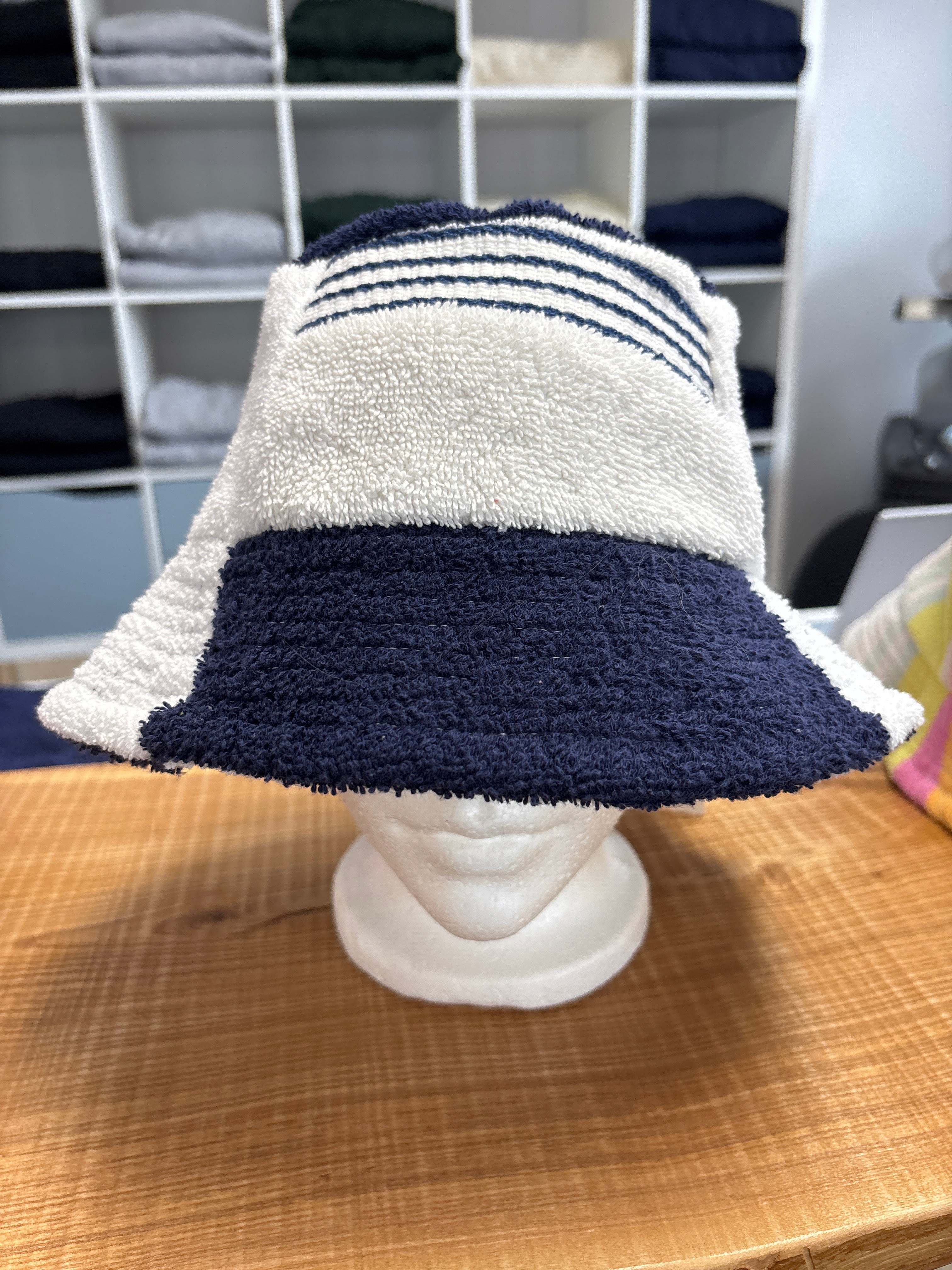 Repurposed Towel Bucket Hat by Sew So Nancy