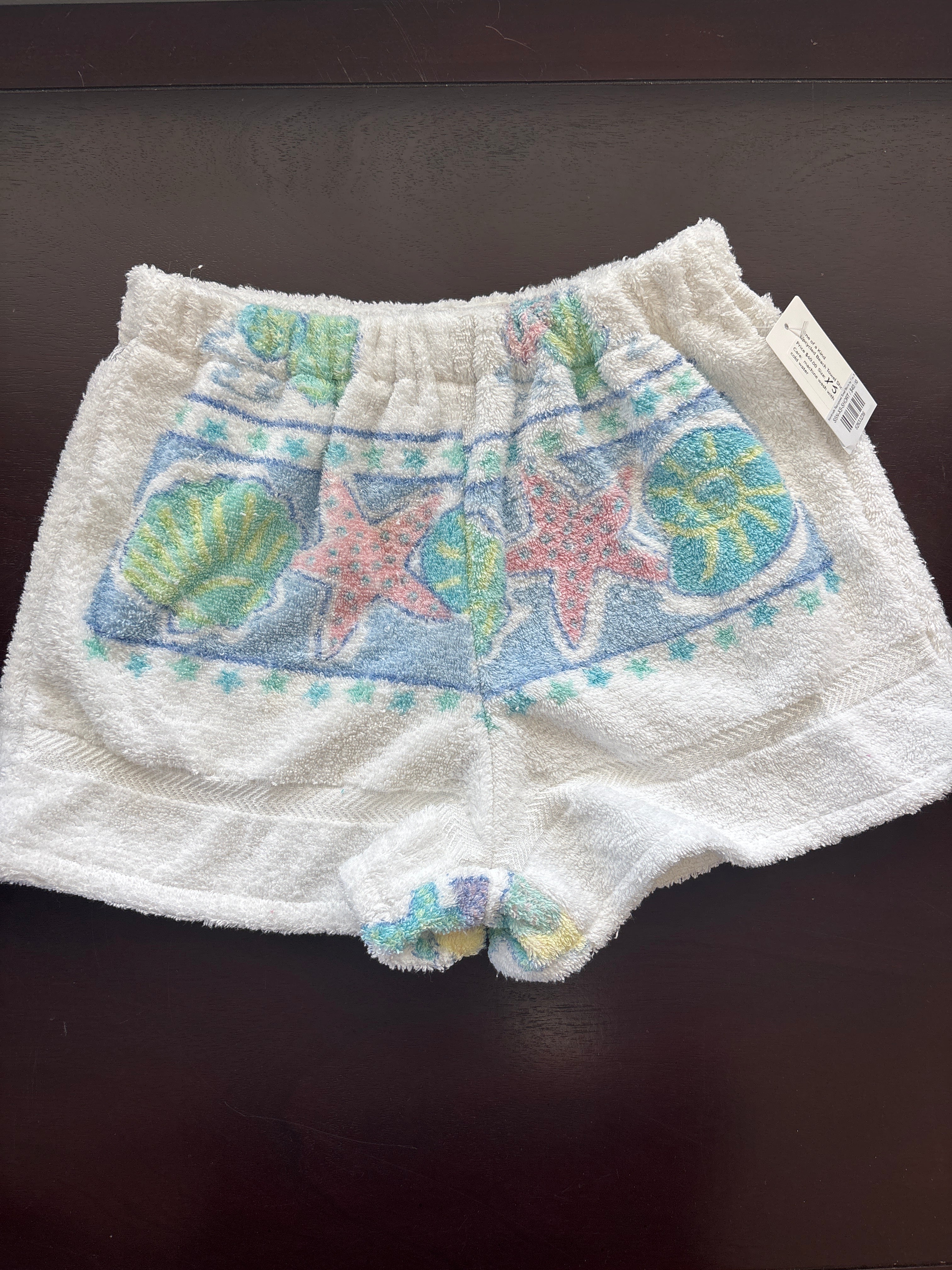 Handmade Repurposed Towel Shorts by Sew So Nancy