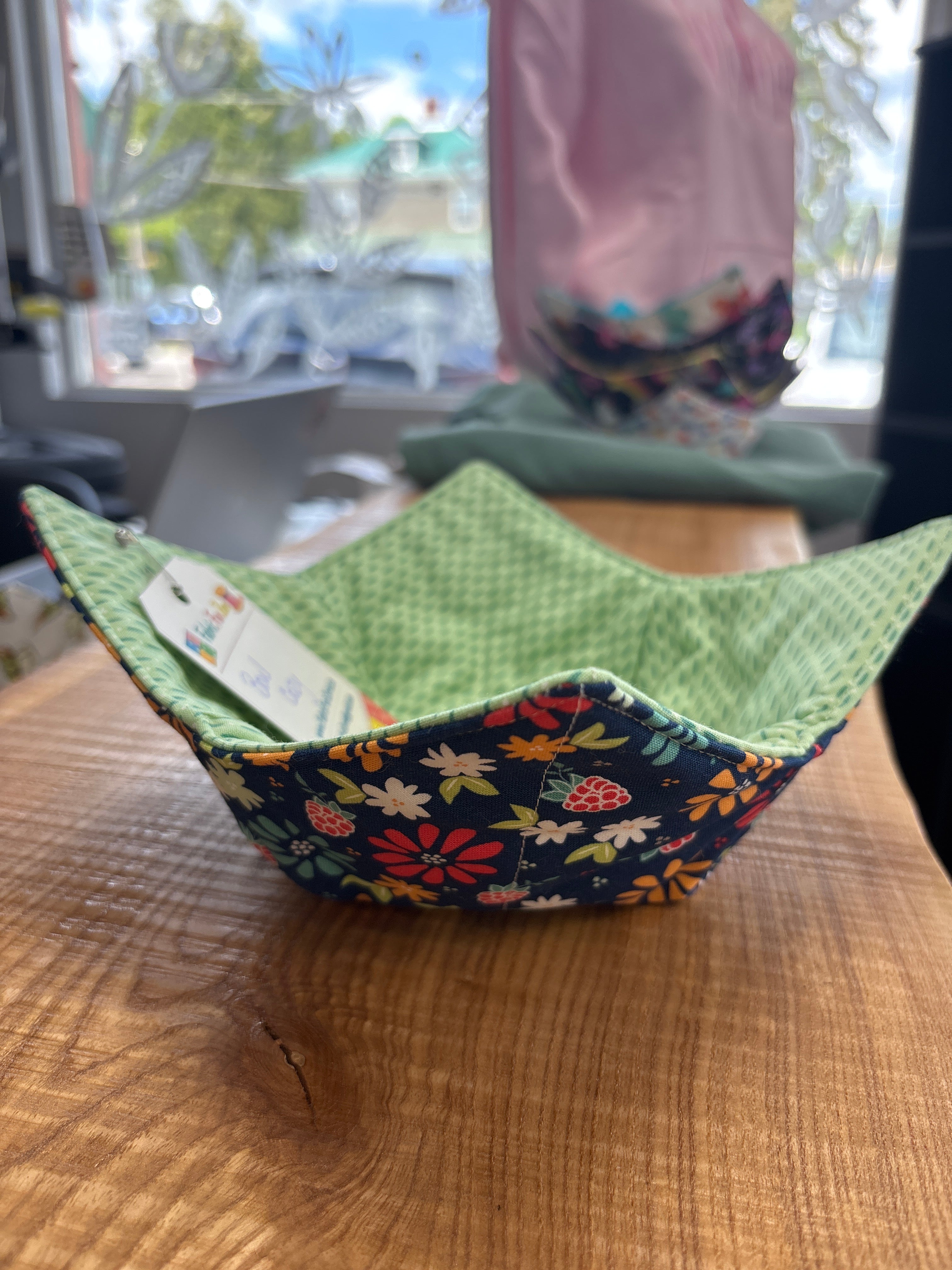 Bowl Cozy Locally Handmade by Fabric Fun Zone