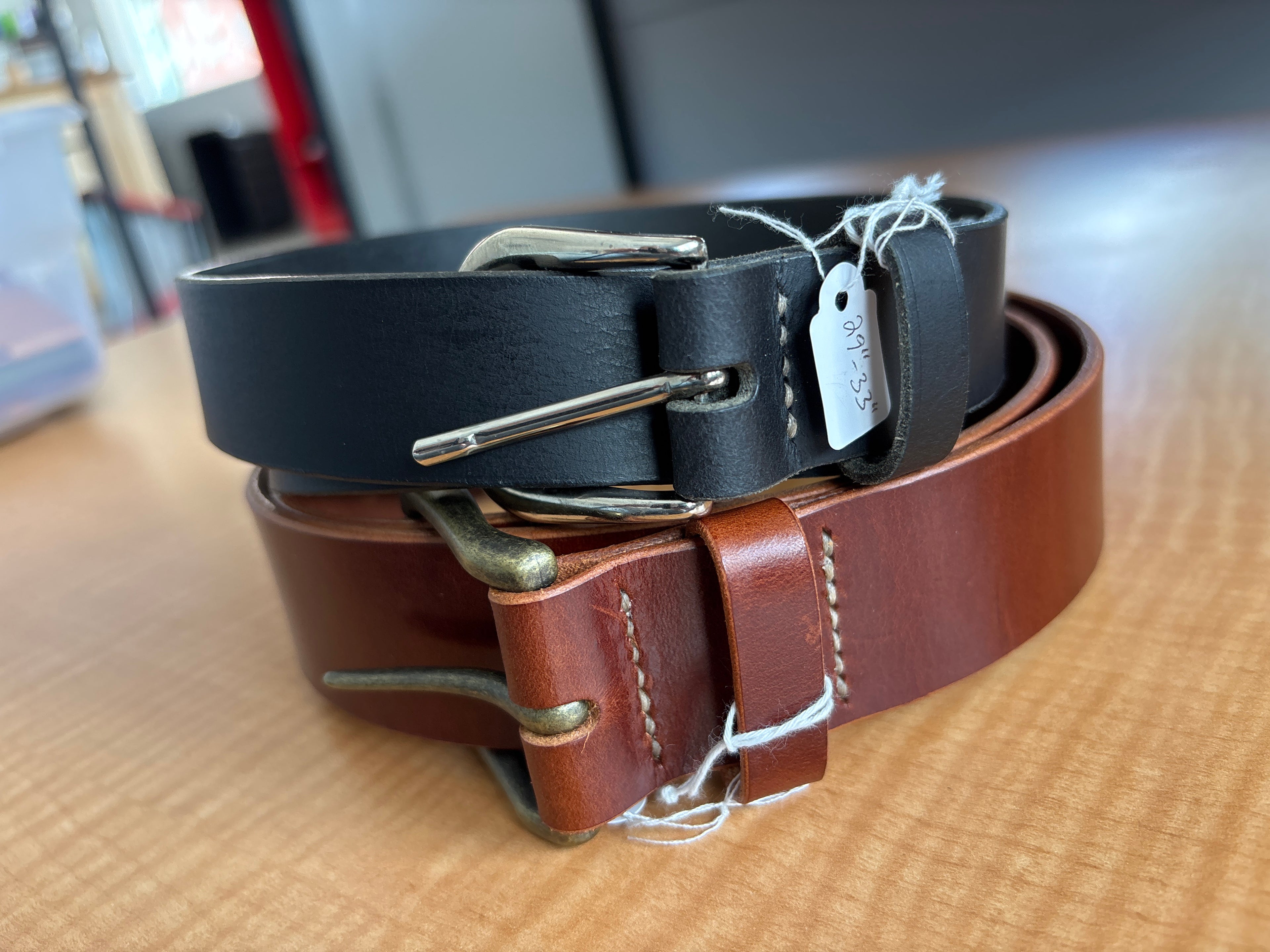Handcrafted Leather Belt by Red Valley Studios