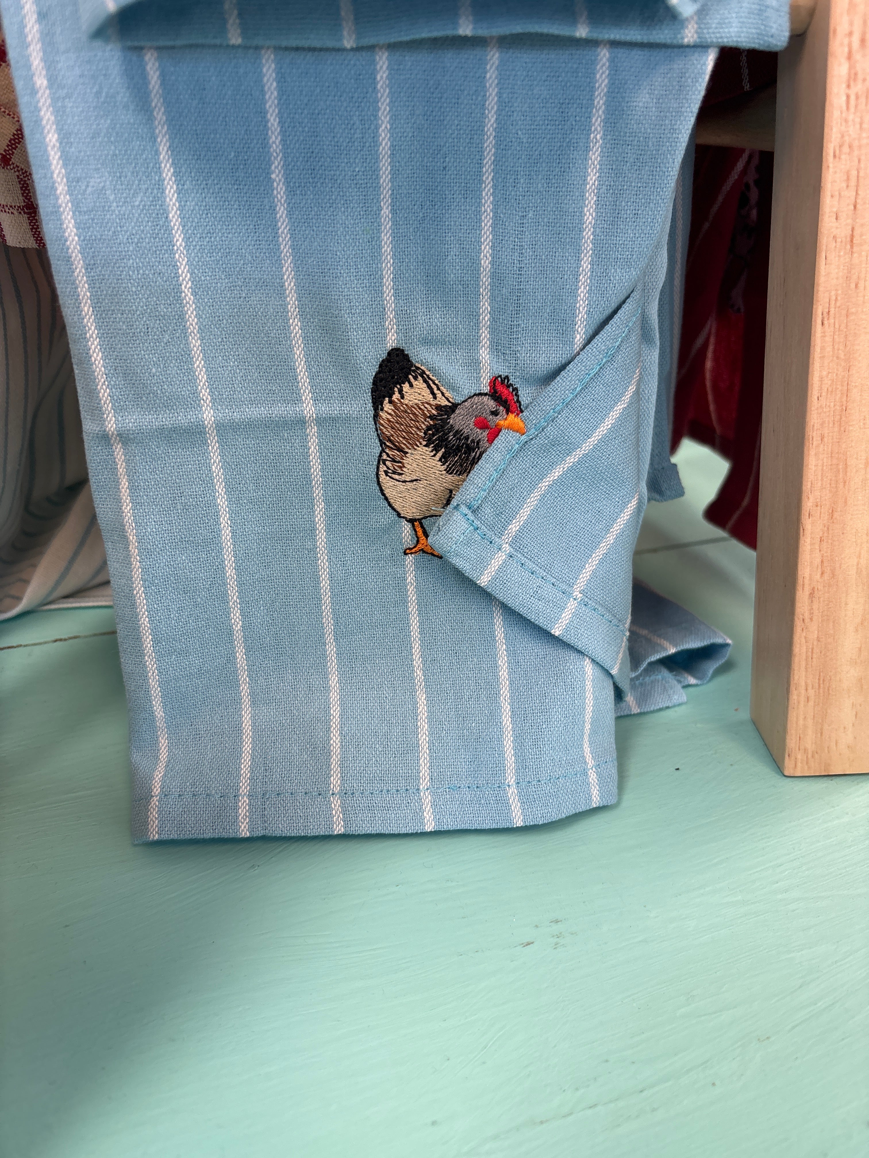 Naughty Pulling Animal Tea Towel