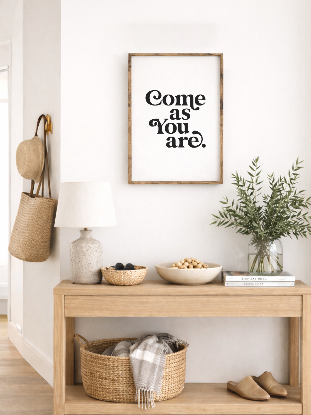 Come As You Are Framed Print