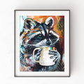 Raccoon Art Print - Art Print and Greeting Card