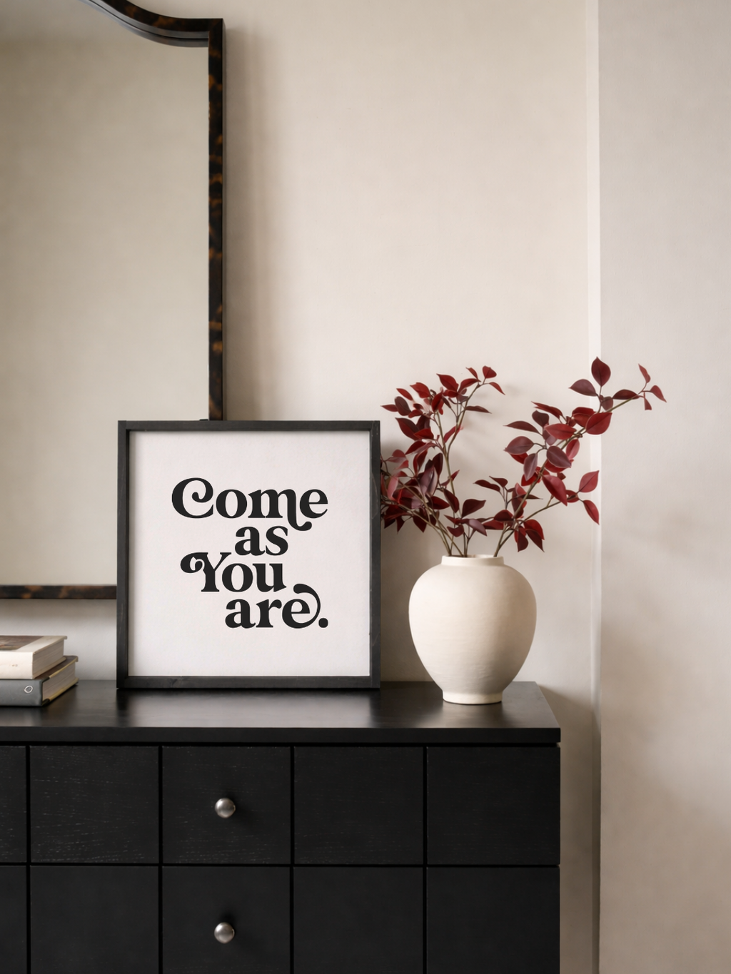 Come As You Are Framed Print