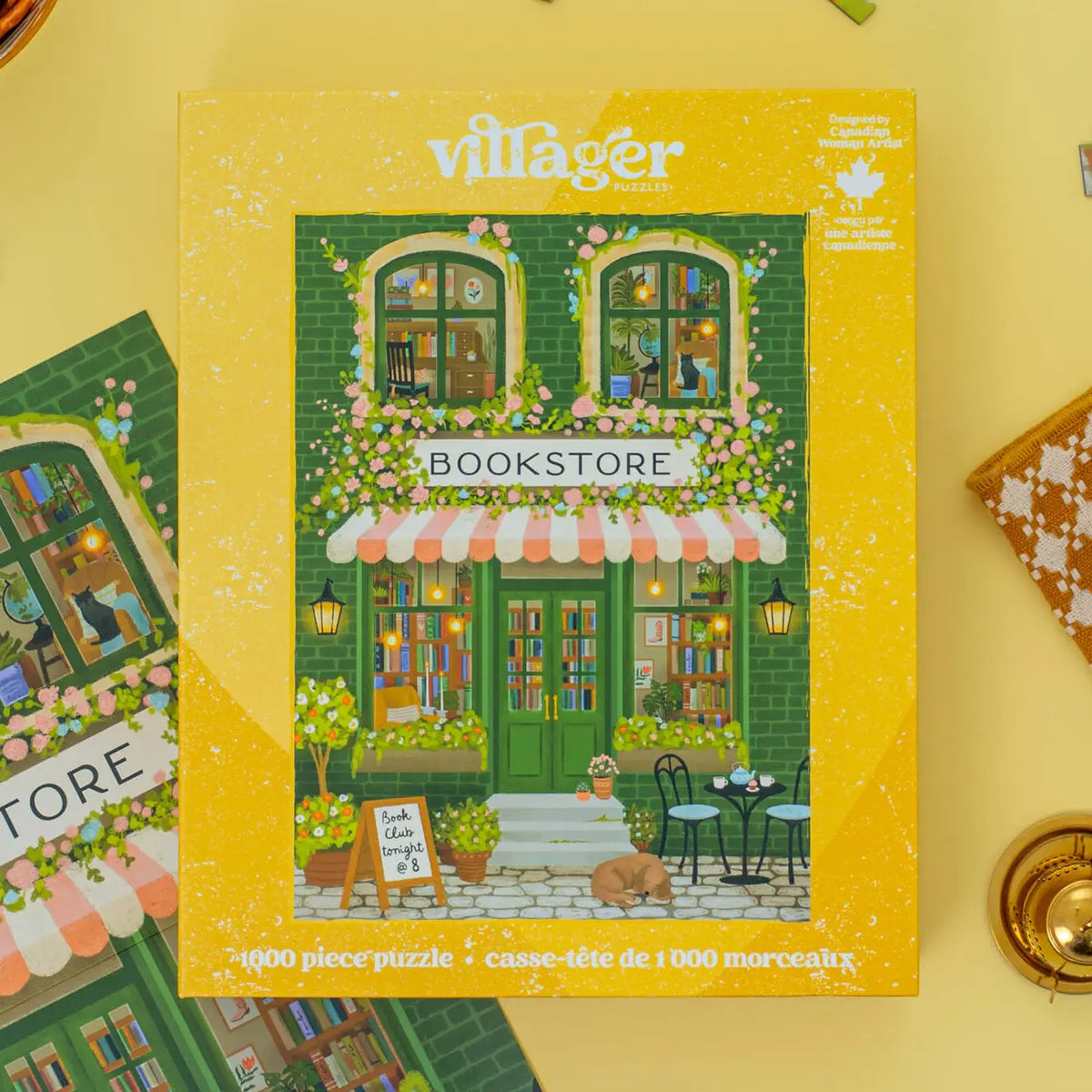 Emerald Bookstore 1000-Piece Puzzle Designed in Canada