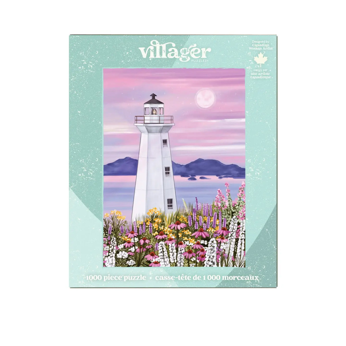 Harbour Lighthouse 1000-Piece Puzzle Designed in Canada