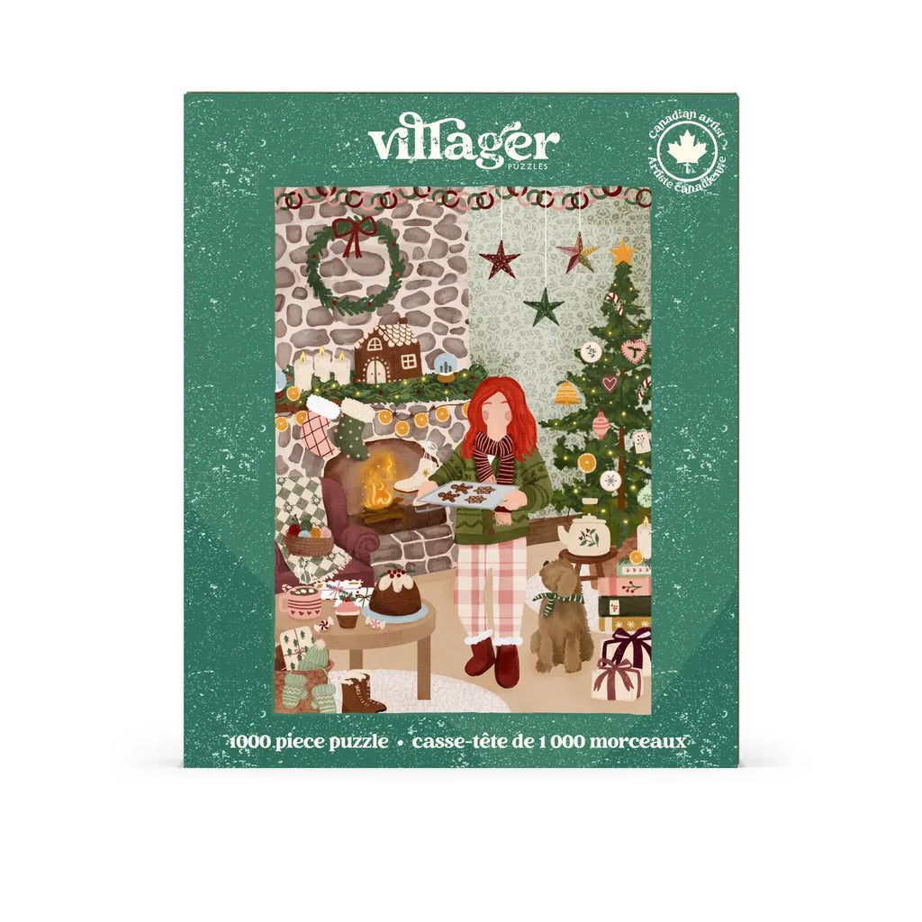 Cottage Christmas 1000-Piece Puzzle Designed in Canada