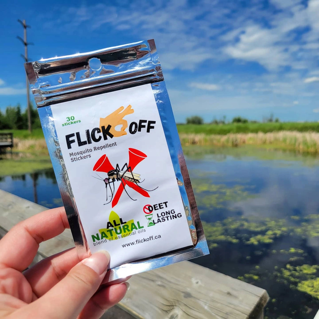 Flick Off Mosquito Repellent Stickers