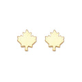 Maple Leaf Stud Earrings Made in Canada -I Heart Canada Collection